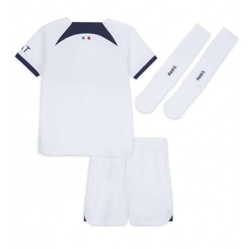 Maillot de foot Paris Saint-Germain Extérieur enfant 2023-24 Manches Courte (+ pantalon court)